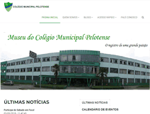 Tablet Screenshot of colegiopelotense.com.br